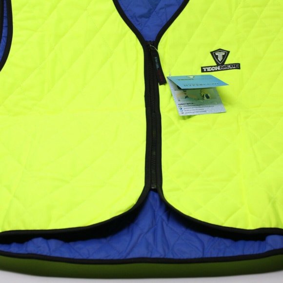 Techniche 6529-Limhivizm Medium XXX LARGE Cooling Vest, Hi-Vis Lime - Picture 4 of 10